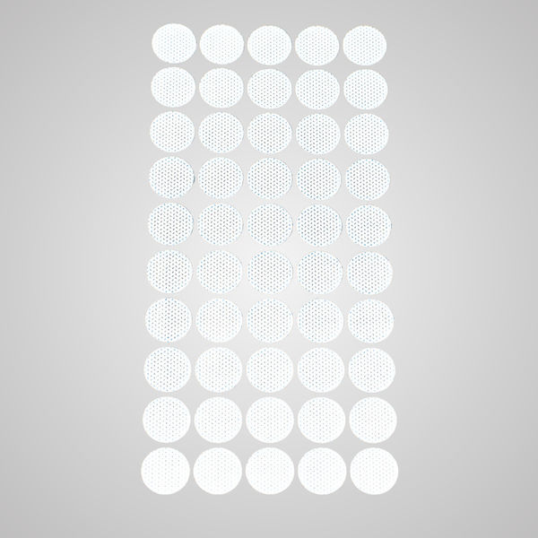 Filtros aderentes para tampas, pack de 50 (Microppose)