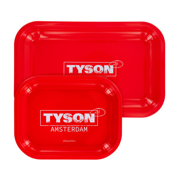 Tabuleiro metálico de enrolar vermelho "Tyson Amsterdam" (TYSON 2.0)