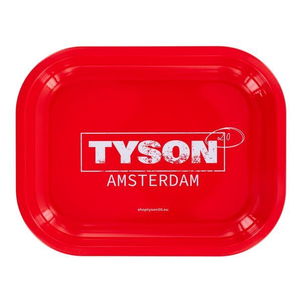 Tabuleiro metálico de enrolar vermelho "Tyson Amsterdam" (TYSON 2.0)