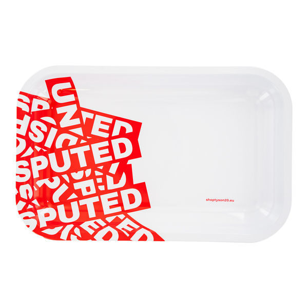 Tabuleiro de enrolar em metal branco "Undisputed" (TYSON 2.0)