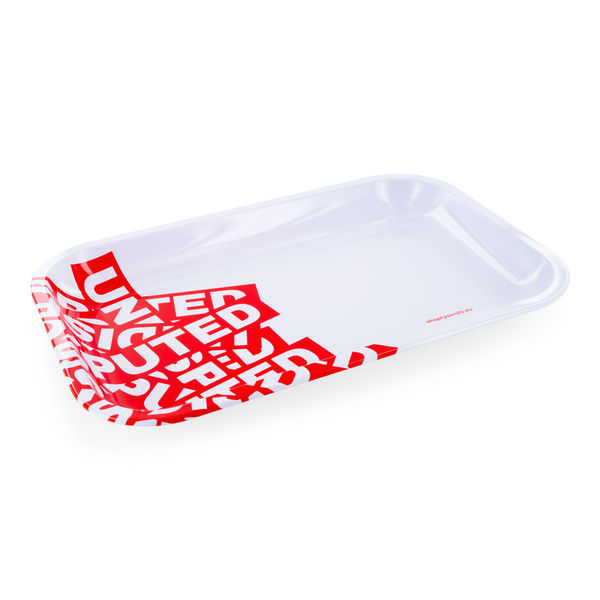 Tabuleiro de enrolar em metal branco "Undisputed" (TYSON 2.0)