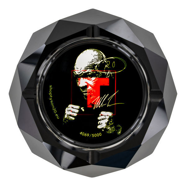 Cinzeiro Diamond Cut Preto (TYSON 2.0)