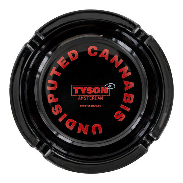 Cinzeiro de vidro preto (TYSON 2.0)