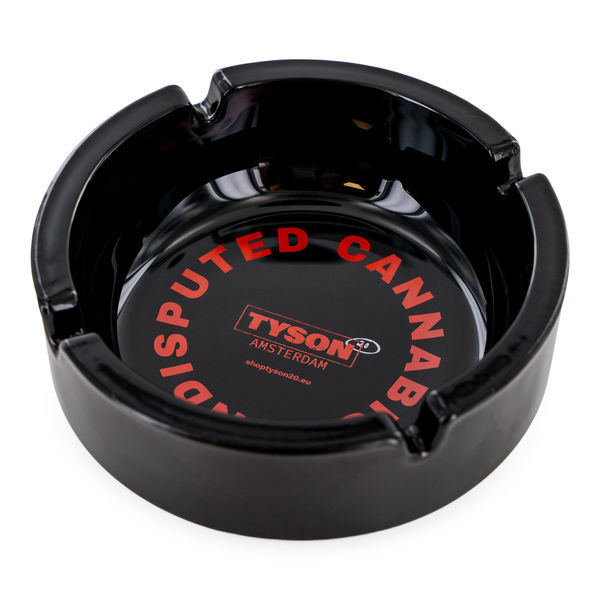 Cinzeiro de vidro preto (TYSON 2.0)