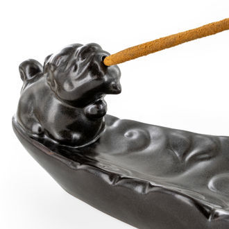 Suporte de incenso dragão