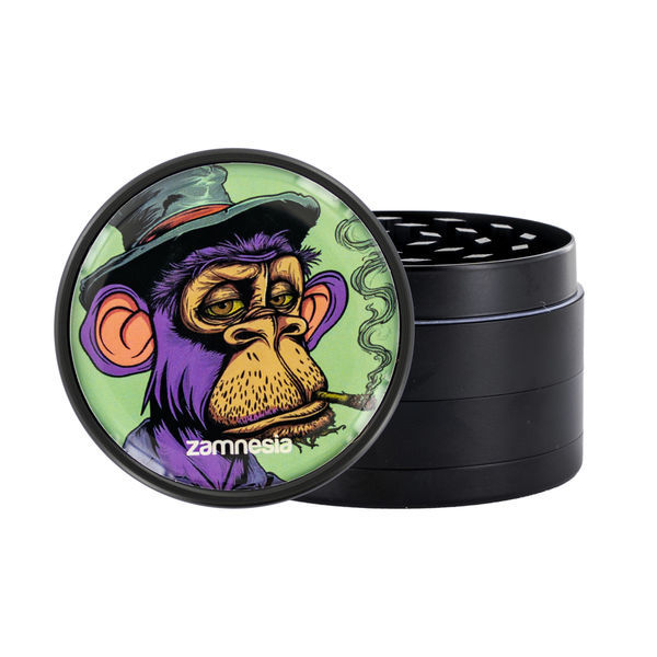 Coleção de moinhos metálicos Blazing Beasts (Zamnesia) - 4 partes Ø50mm