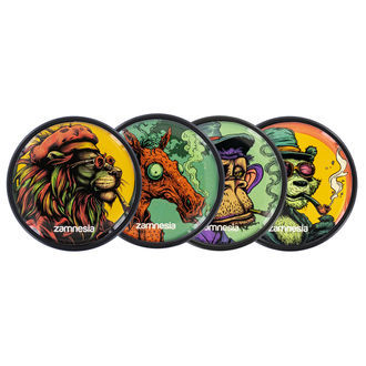 Coleção de moinhos metálicos Blazing Beasts (Zamnesia) - 4 partes Ø50mm