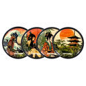 Colecção de moinhos de metal Rising Sun (Zamnesia)