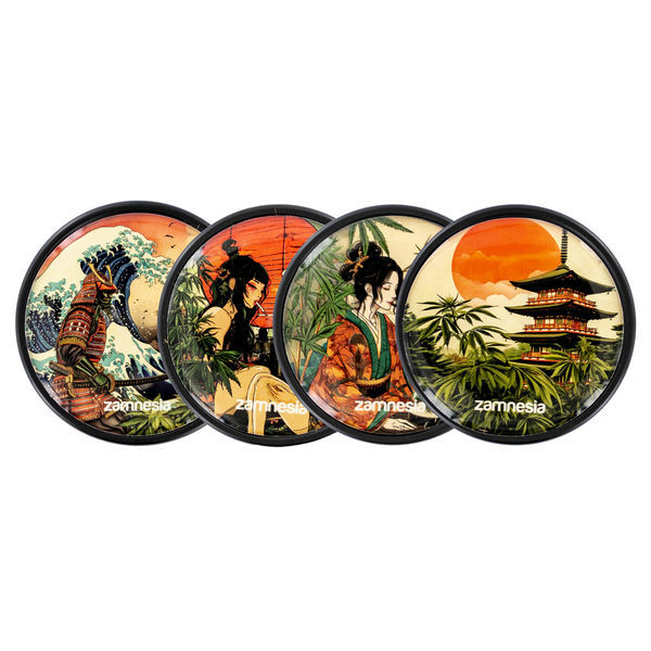 Colecção de moinhos de metal Rising Sun (Zamnesia) - 4 partes Ø50mm