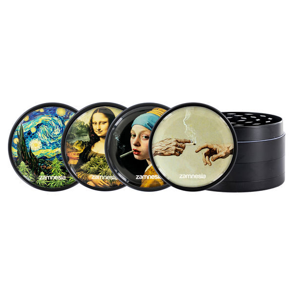 Coleção High Art Metal Grinder (Zamnesia) - 4 partes Ø50mm