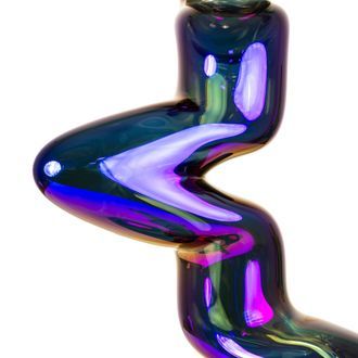 Bong de vidro Zigzag Rainbow (Blaze Glass)