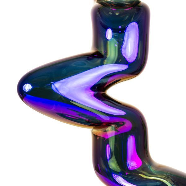 Bong de vidro Zigzag Rainbow (Blaze Glass)