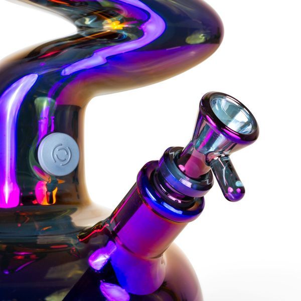 Bong de vidro Zigzag Rainbow (Blaze Glass)