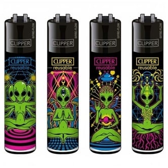 Isqueiro Trippy Alien (Clipper)