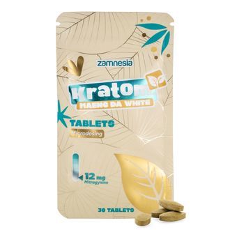 Comprimidos de Microdosagem de Kratom - Maeng Da White (Zamnesia)