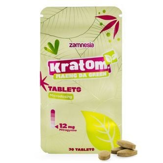 Comprimidos de Microdosagem de Kratom - Maeng Da Green (Zamnesia)
