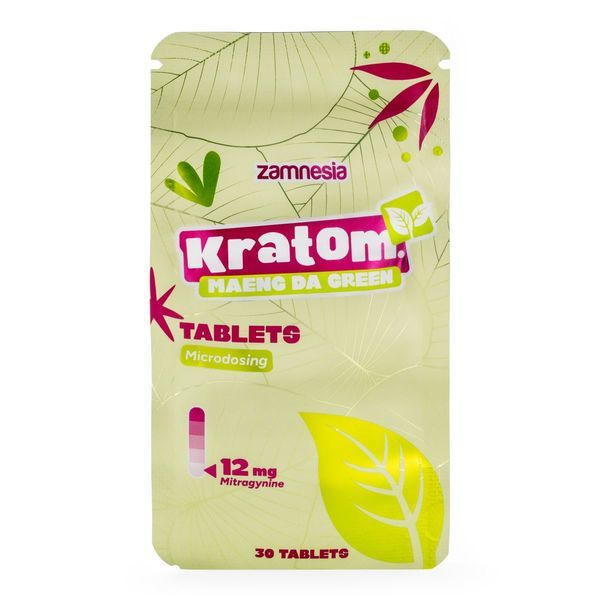 Comprimidos de Microdosagem de Kratom - Maeng Da Green (Zamnesia)