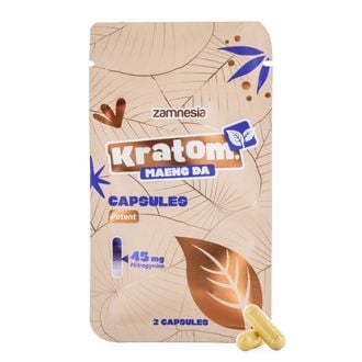 Cápsulas de Kratom – Extracto de 45 mg (Zamnesia)