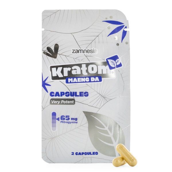 Cápsulas de kratom - Extrato de 65 mg (Zamnesia)