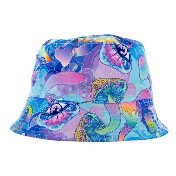 Chapéu de pescador com cogumelos