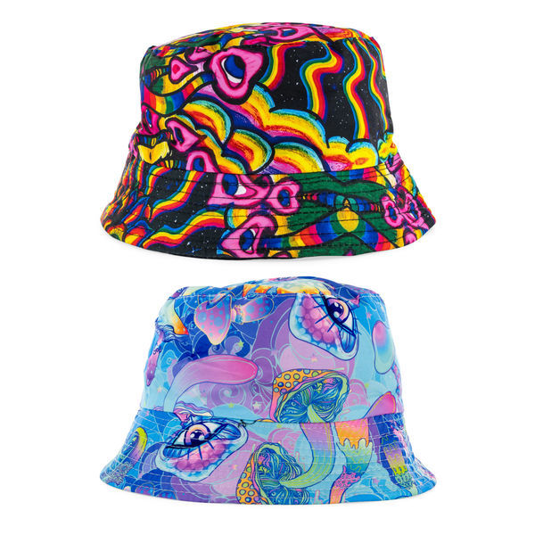 Chapéu de pescador com cogumelos