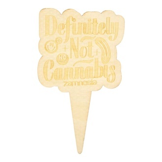 Marcadores de vasos em madeira (Zamnesia)