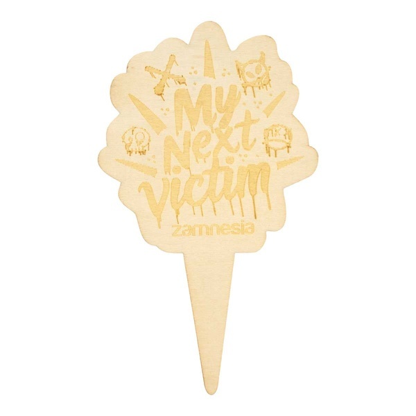 Marcadores de vasos em madeira (Zamnesia)