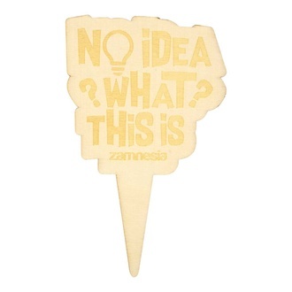 Marcadores de vasos em madeira (Zamnesia)