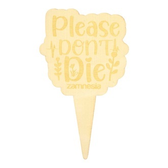 Marcadores de vasos em madeira (Zamnesia)