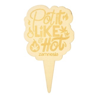 Marcadores de vasos em madeira (Zamnesia)