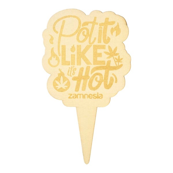 Marcadores de vasos em madeira (Zamnesia)