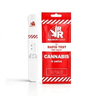 RauschRadar&reg; teste de saliva para THC (3,5 ng/ml)