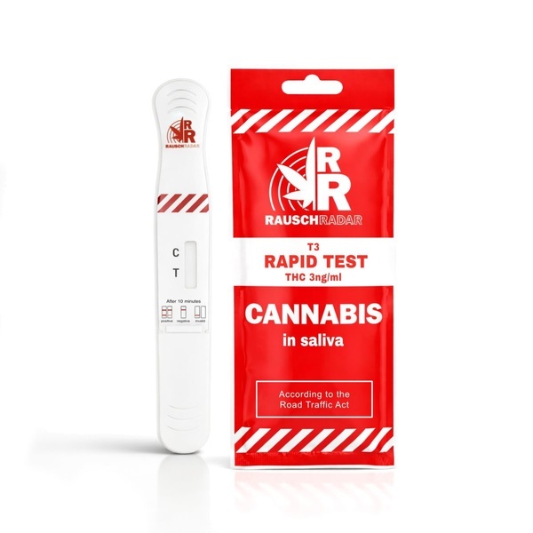 RauschRadar® teste de saliva para THC (3,5 ng/ml)