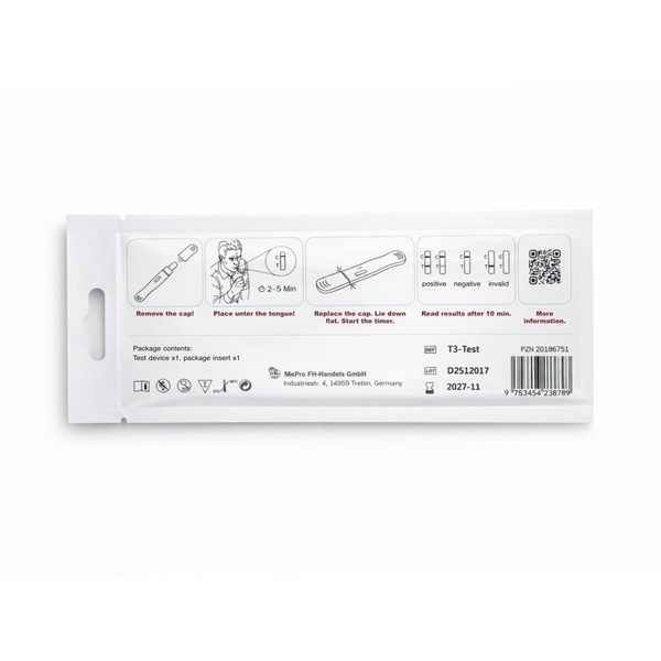 RauschRadar® teste de saliva para THC (3,5 ng/ml)