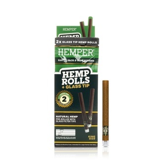 King Size Rolls + Ponta de Vidro 2PK (Hemper)