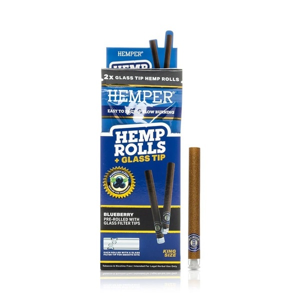 King Size Rolls + Ponta de Vidro 2PK (Hemper)