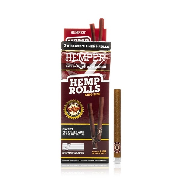King Size Rolls + Ponta de Vidro 2PK (Hemper)