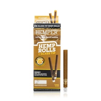 King Size Rolls + Ponta de Vidro 2PK (Hemper)