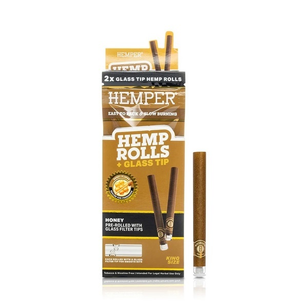 King Size Rolls + Ponta de Vidro 2PK (Hemper)