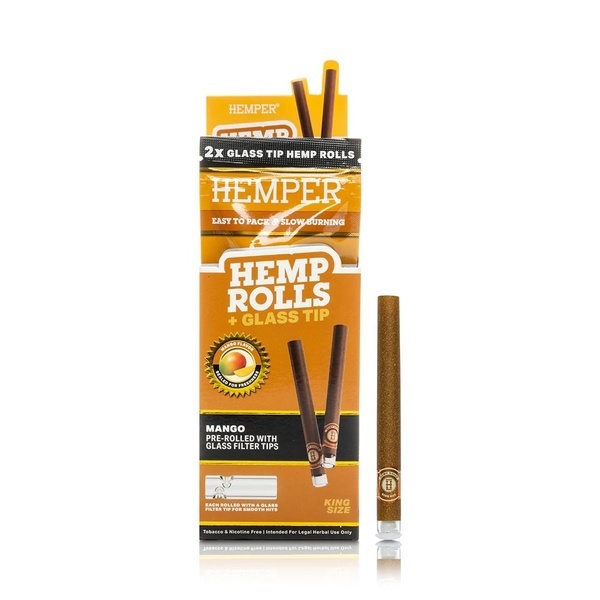 King Size Rolls + Ponta de Vidro 2PK (Hemper)