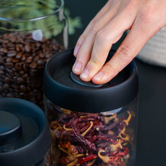 Frasco de vidro VacuFresh (Zamnesia)