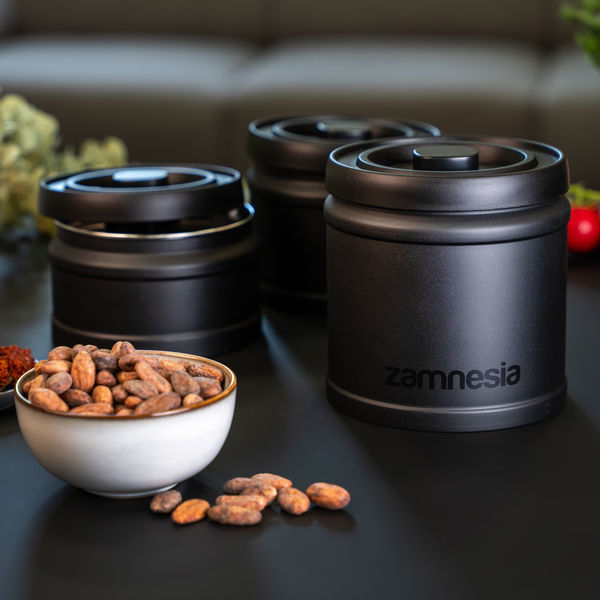 Recipiente de aço inoxidável VacuFresh (Zamnesia)