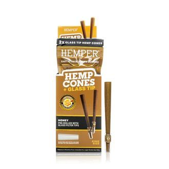 Cones King Size + Pontas de Vidro 2PK (Hemper)