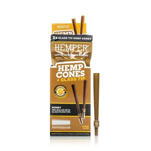 Cones King Size + Pontas de Vidro 2PK (Hemper)