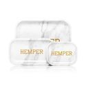 Tabuleiro de enrolar em mármore branco Luxe (Hemper)