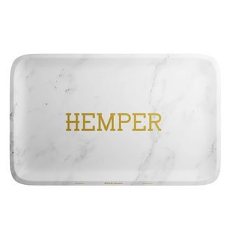 Tabuleiro de enrolar em mármore branco Luxe (Hemper)