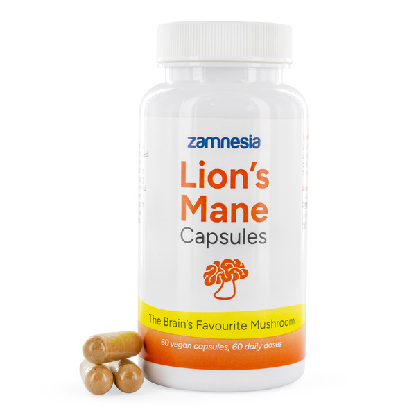 Cápsulas de cogumelo Lion's Mane (Zamnesia)