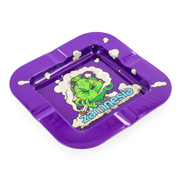 Budhead cinzeiro quadrado em metal (Zamnesia)