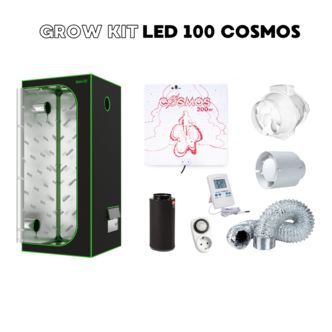 Kit de cultivo em estufa 100x100 (Dark Box)