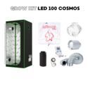 Kit de cultivo em estufa 100x100 (Dark Box)